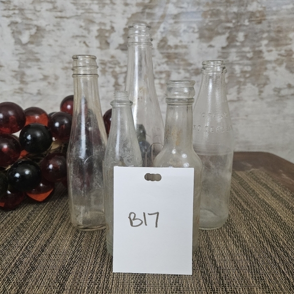 Vintage Glass Jars Found Object Nevada Mining VTG Decor #B17 Heinz Anchor - Picture 15 of 15